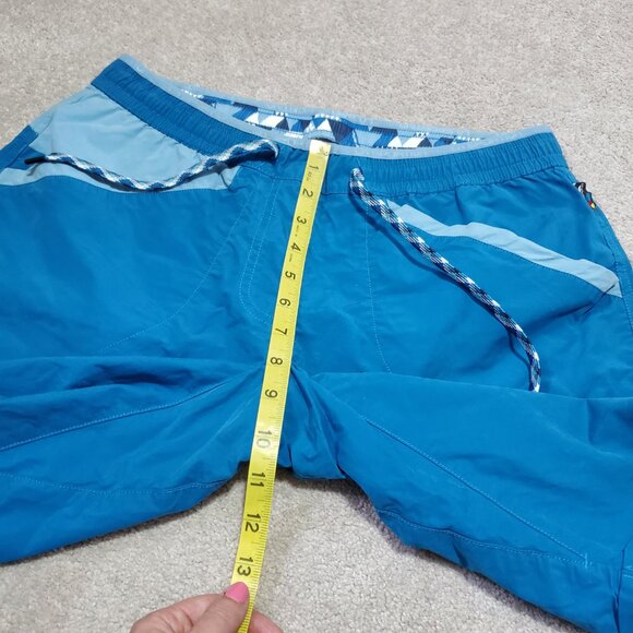 LA SPORTIVA Nirvana Rock Climbing Shorts 10" Pull-On Mid-Rise Blue Women's Large - Picture 13 of 15